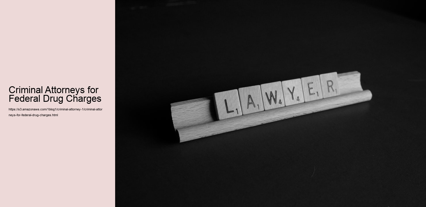 Criminal Attorneys for Federal Drug Charges  