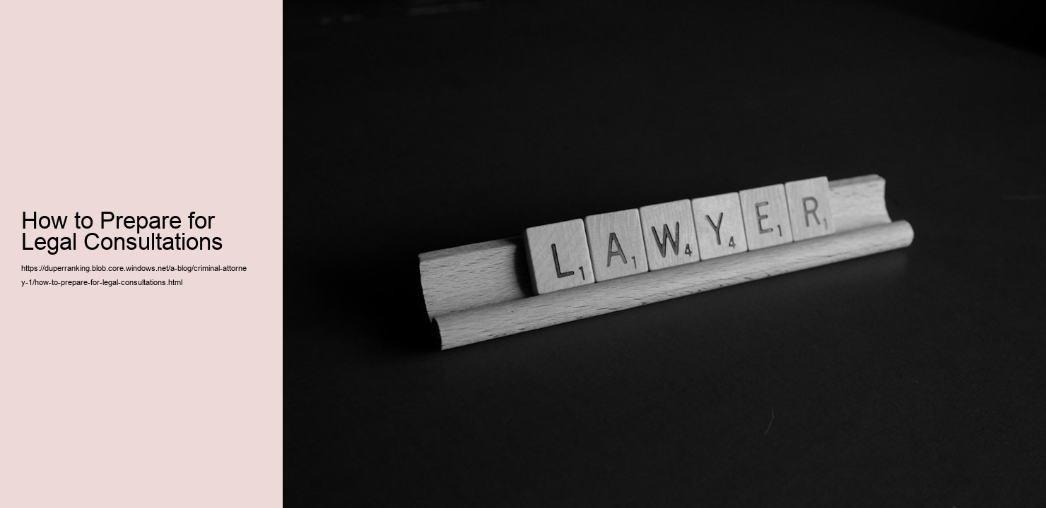 How to Prepare for Legal Consultations  
