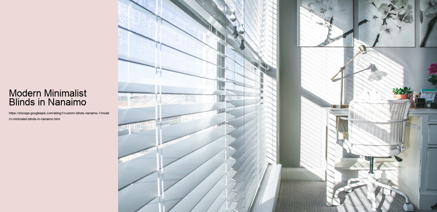 Modern Minimalist Blinds in Nanaimo  