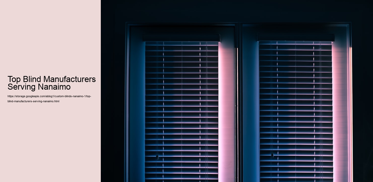 Top Blind Manufacturers Serving Nanaimo  