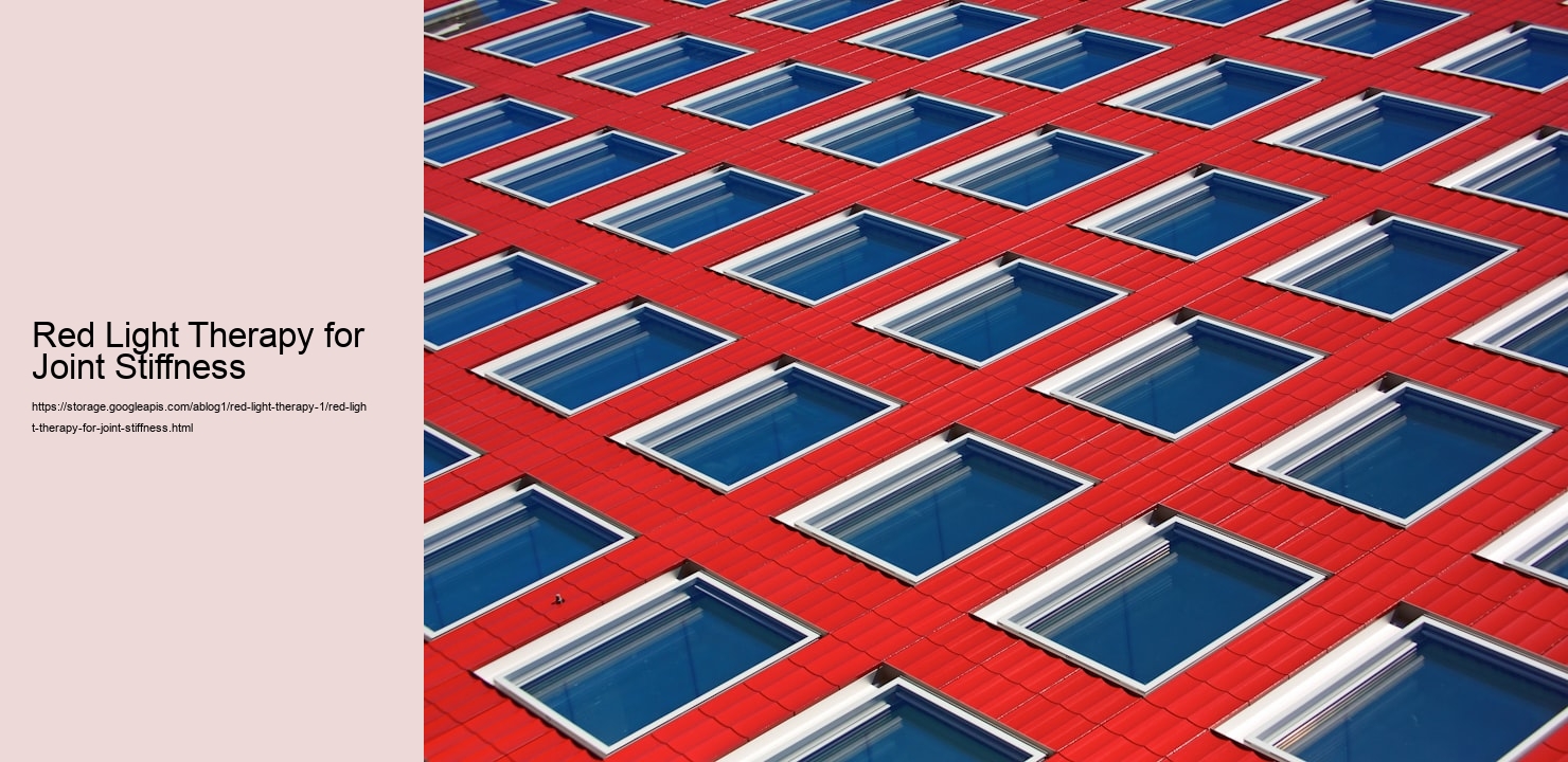 Red Light Therapy for Joint Stiffness  